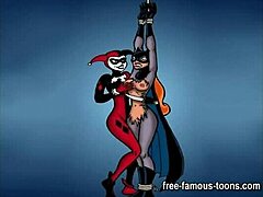 Batman and teenie batgirl anime parody