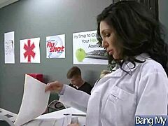 Doctor and patient in attractive sexual intercourse deal scene tape vid-16